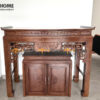 Tủ Thờ Gỗ Sồi Tự Nhiên Hoa Sen Nhiều Kích Thước Phong Thủy TT-08SN