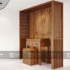 Tủ Thờ Gỗ Sồi Tự Nhiên Số 02 Nhiều Kích Thước Phong Thủy TT-05SN