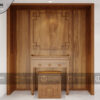 Tủ Thờ Gỗ Sồi Tự Nhiên Số 02 Nhiều Kích Thước Phong Thủy TT-05SN