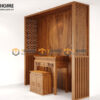 Tủ Thờ Gỗ Sồi Tự Nhiên Số 04 Nhiều Kích Thước Phong Thủy TT-07SN