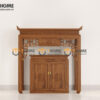 Tủ Thờ Gỗ Sồi Tự Nhiên Số 04 Nhiều Kích Thước Phong Thủy TT-07SN