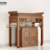 Tủ Thờ Gỗ Sồi Tự Nhiên Số 04 Nhiều Kích Thước Phong Thủy TT-07SN