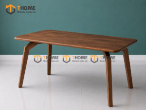 Bàn Ăn Gỗ Sồi Tự Nhiên Sunrsie Chân Nhện Màu Óc Chó BAMG-29SN