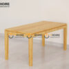 Bàn ăn gỗ sồi tự nhiên OP màu tự nhiên BAMG-25SN