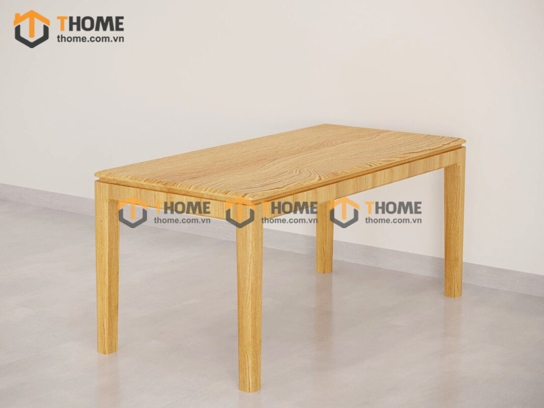 Bàn ăn gỗ sồi tự nhiên OP màu tự nhiên BAMG-25SN