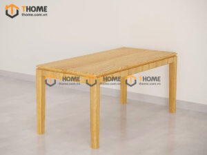 Bàn ăn gỗ sồi tự nhiên OP màu tự nhiên BAMG-25SN
