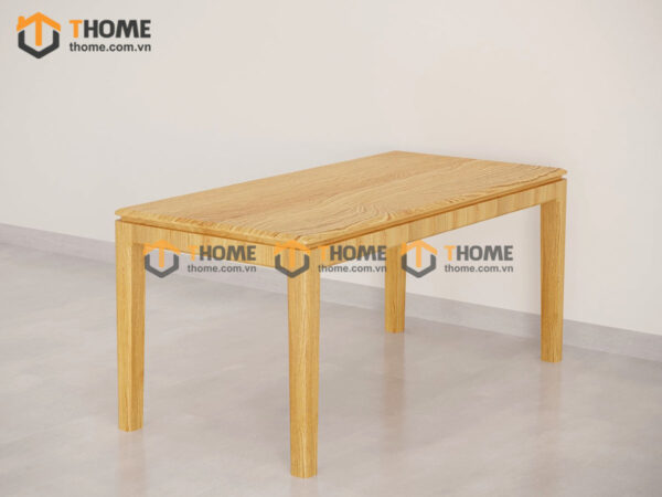 Bàn ăn gỗ sồi tự nhiên OP màu tự nhiên BAMG-25SN
