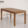 Bàn ăn gỗ sồi tự nhiên Lux màu óc chó BAMG-26SN