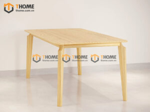 Bàn ăn gỗ sồi tự nhiên OP màu tự nhiên BAMG-24SN