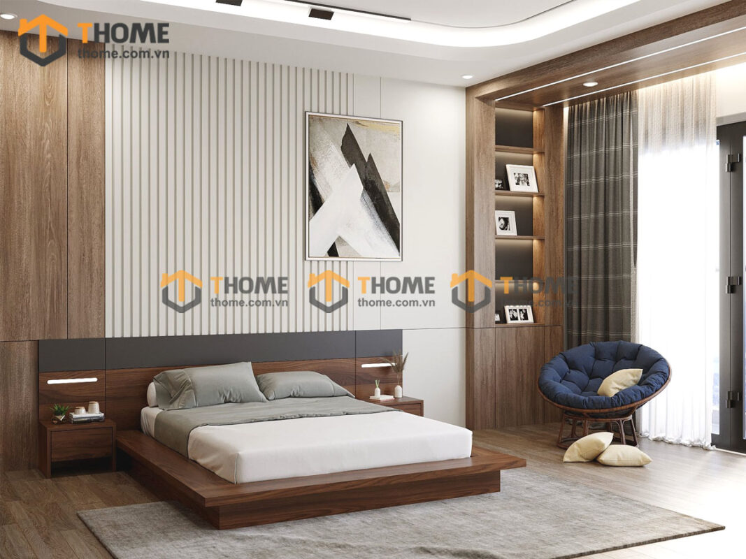 Bộ Phòng Ngủ Số 15 Gỗ Công Nghiệp TKPN-15CN