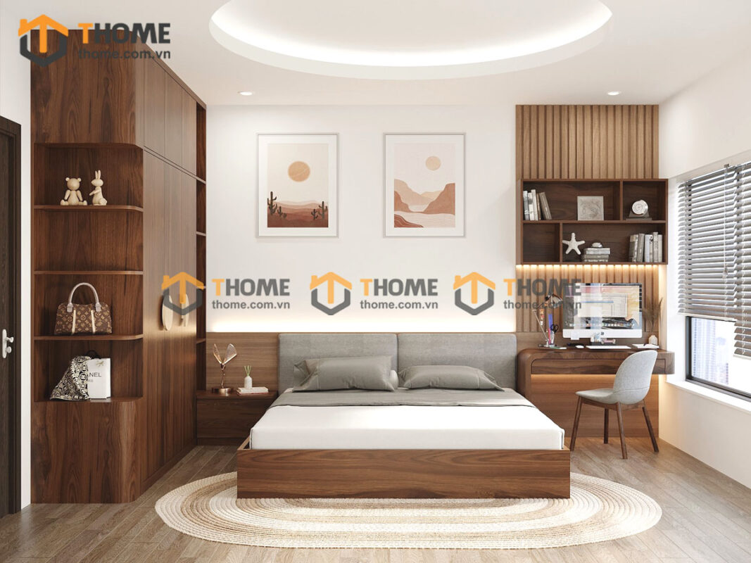 Bộ Phòng Ngủ Số 16 Gỗ Công Nghiệp TKPN-16CN