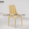 Ghế ăn gỗ sồi tự nhiên mặt nệm Cleo màu tự nhiên GHEMN-46SN