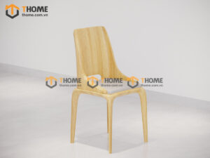 Ghế ăn gỗ sồi tự nhiên mặt nệm Cleo màu tự nhiên GHEMN-46SN