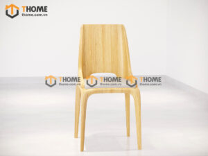 Ghế ăn gỗ sồi tự nhiên mặt nệm Cleo màu tự nhiên GHEMN-46SN