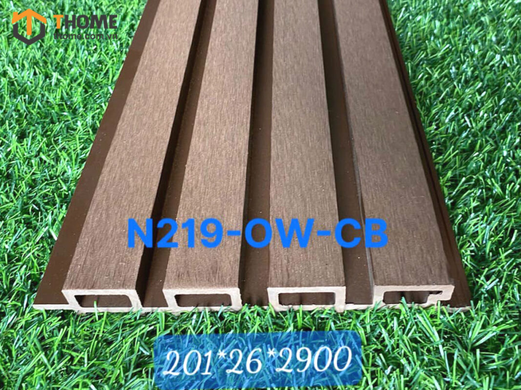 Tấm Ốp Gỗ Nhựa Ngoài Trời TAMOP-04NGOAITROI