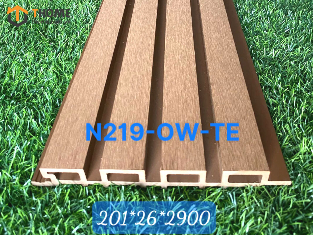 Tấm Ốp Gỗ Nhựa Ngoài Trời TAMOP-04NGOAITROI