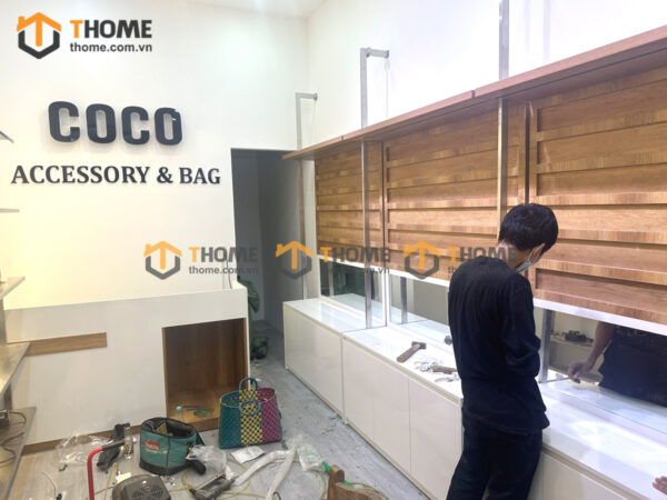 Hình Ảnh Thi Công Showroom Túi Xách Coco Trần Phú TTTC-04SHOWROOM