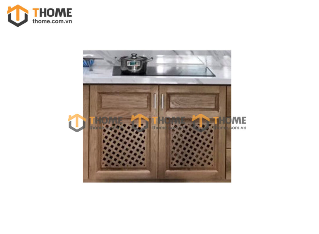 Mẫu Cánh Tủ Bếp Soi Gỗ Sồi Tự Nhiên CANHTU-05BEP