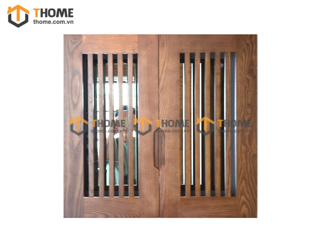 Mẫu Cánh Tủ Bếp Sọc Gỗ Sồi Tự Nhiên CANHTU-09BEP