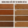 Màu Catalogue Pu Gỗ Sồi Tự Nhiên MAUGO-04SN