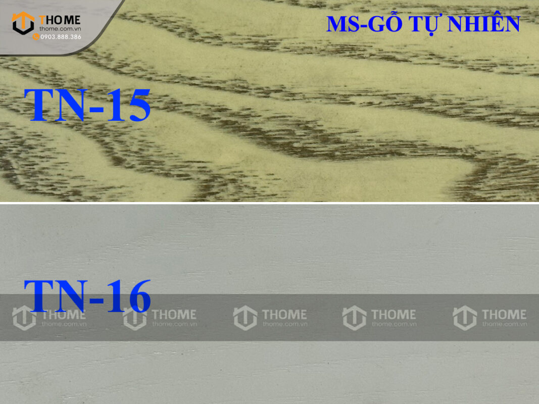 Màu Catalogue Pu Gỗ Sồi Tự Nhiên MAUGO-04SN
