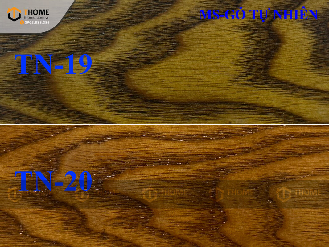 Màu Catalogue Pu Gỗ Sồi Tự Nhiên MAUGO-04SN