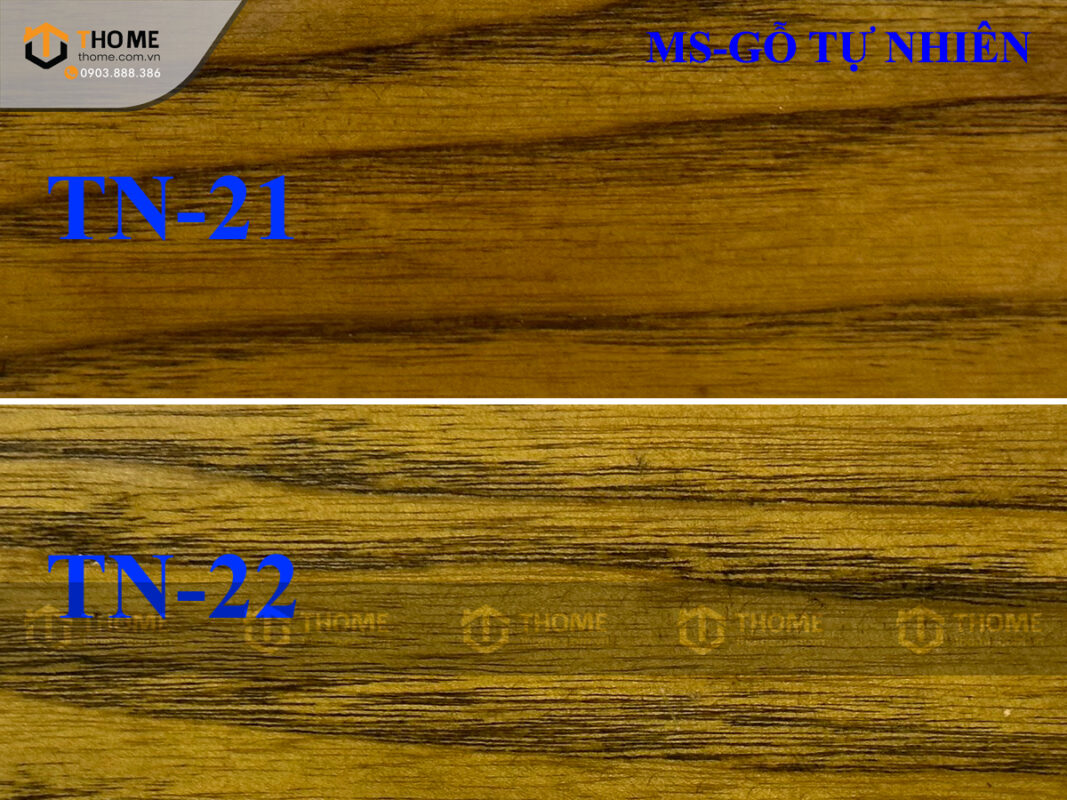 Màu Catalogue Pu Gỗ Sồi Tự Nhiên MAUGO-04SN