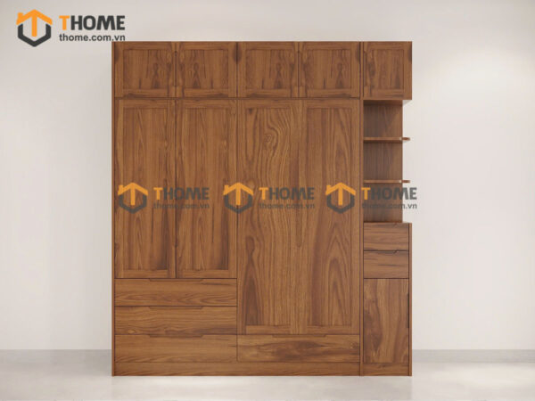 Tủ Áo Gỗ Sồi Tự Nhiên Thiết Kế 22 TA-32SN