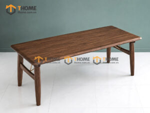 Bàn Ăn Gỗ Sồi Tự Nhiên Luca chân chữ H BAMG-33SN
