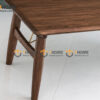 Bàn Ăn Gỗ Sồi Tự Nhiên Luca chân chữ H BAMG-33SN