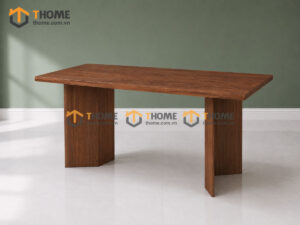 Bàn Ăn Gỗ Sồi Tự Nhiên Chân Bướm BAMG-43SN