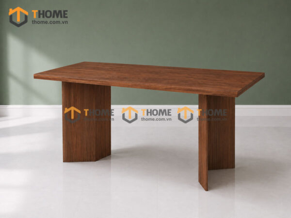 Bàn Ăn Gỗ Sồi Tự Nhiên Chân Bướm BAMG-43SN