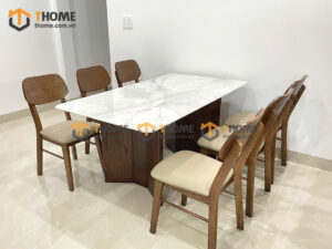 Bộ Bàn Ăn (Nhiều Mẫu Ghế) 2 Chân Bướm BBA6-52SN