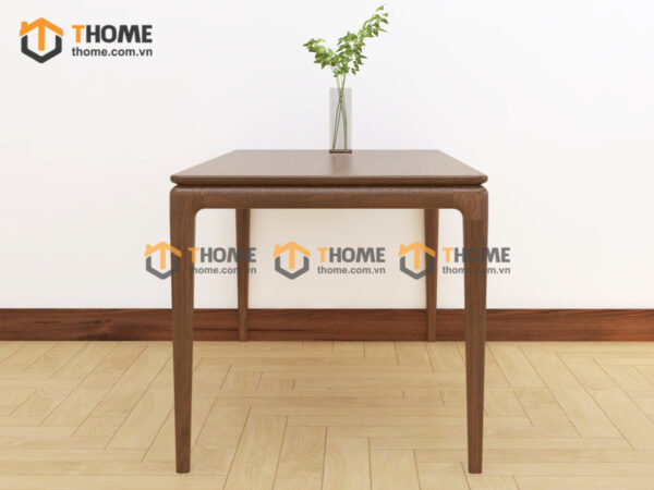 Bàn Ăn Gỗ Sồi Tự Nhiên Kiểu Mới Chân Bo Tròn BAMG-36SN