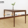 Bàn Ăn Gỗ Sồi Tự Nhiên Kiểu Mới Chân Bo Tròn BAMG-36SN
