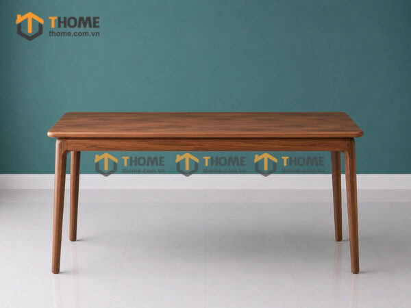 Bàn Ăn Gỗ Sồi Tự Nhiên Kiểu Mới Chân Bo Tròn BAMG-36SN