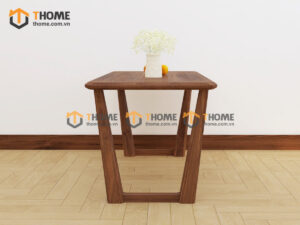 Bàn Ăn Gỗ Sồi Tự Nhiên Kiểu Mới Chân V 1.65m BAMG-37SN