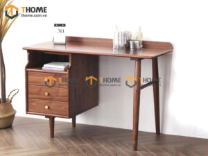 Bàn Làm Việc Gỗ Sồi Tự Nhiên 3 Hộc Kéo Casa BLV1T-30SN