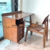 Bàn Làm Việc Gỗ Sồi Tự Nhiên 3 Hộc Kéo Casa BLV1T-30SN