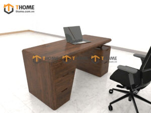 Bàn Làm Việc Gỗ Sồi Tự Nhiên Dành Cho Giám Đốc 1.4m BLV1T-28SN