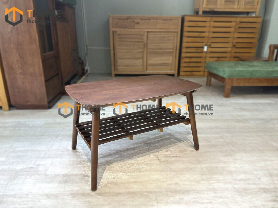 Bàn Sofa Gỗ Sồi Tự Nhiên Chân Gập BSFMG-34SN