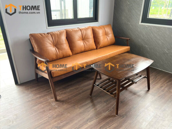 Bàn Sofa Gỗ Sồi Tự Nhiên Chân Gập BSFMG-34SN