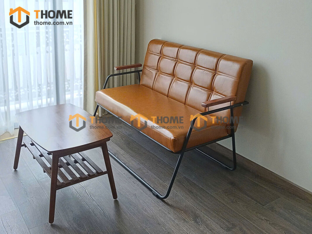 Bàn Sofa Gỗ Sồi Tự Nhiên Chân Gập BSFMG-34SN