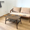 Bàn Sofa Gỗ Sồi Tự Nhiên Chân Gập BSFMG-34SN