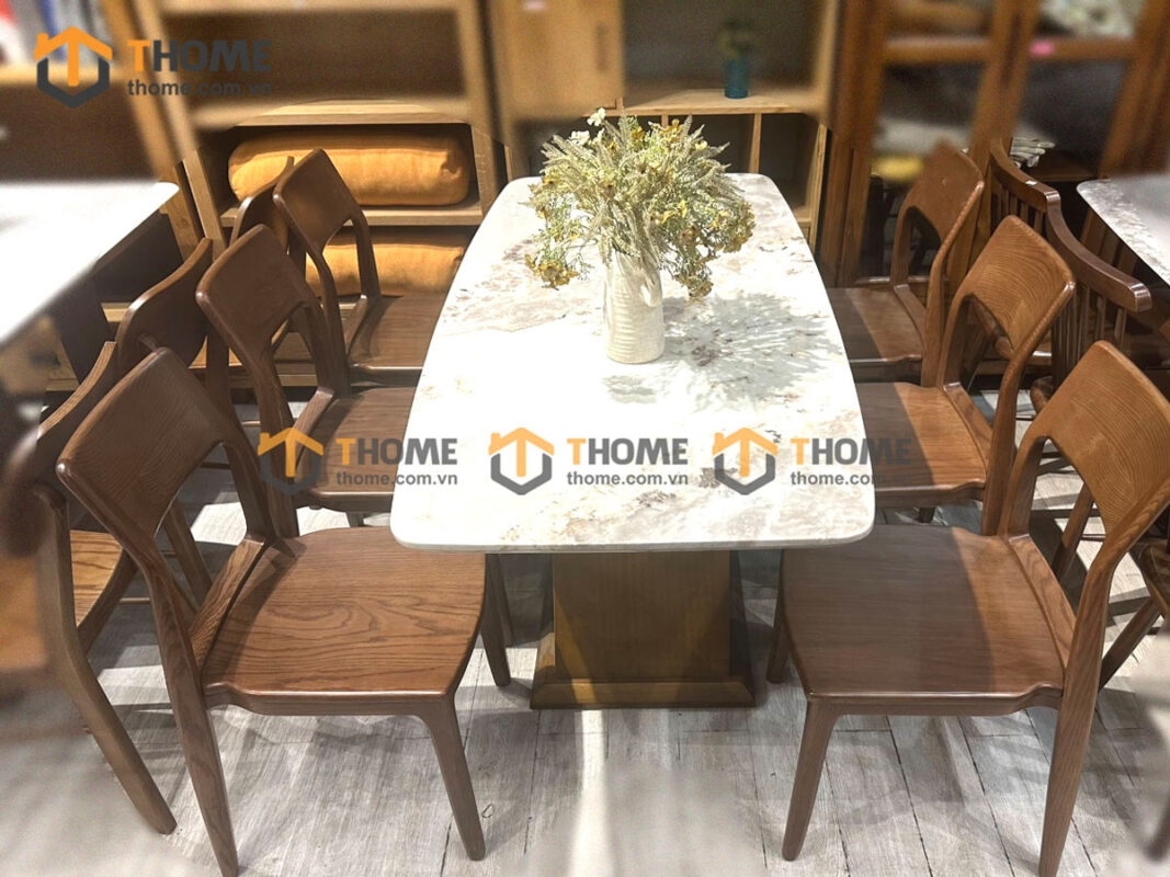 Ghế Ăn Gỗ Sồi Tự Nhiên 1 Lá Cao Cấp GHEMG-30SN