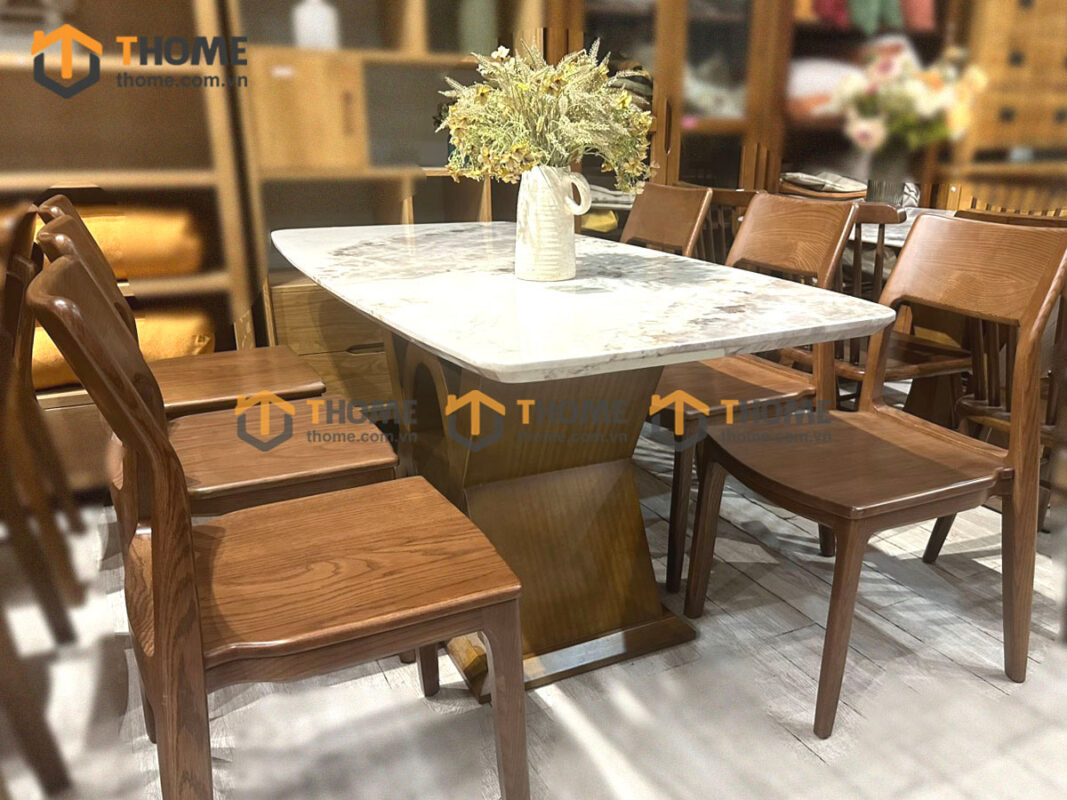 Ghế Ăn Gỗ Sồi Tự Nhiên 1 Lá Cao Cấp GHEMG-30SN
