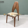 Ghế Ăn Gỗ Sồi Tự Nhiên Mặt Nệm Chữ A Cao Cấp GHEMN-49SN