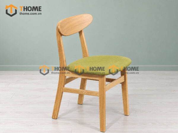 Ghế Ăn Gỗ Sồi Tự Nhiên Mặt Nệm Mango GHEMN-50SN
