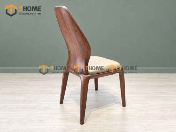 Ghế Ăn Gỗ Sồi Tự Nhiên Mặt Nệm Sen Cao Cấp GHEMN-48SN