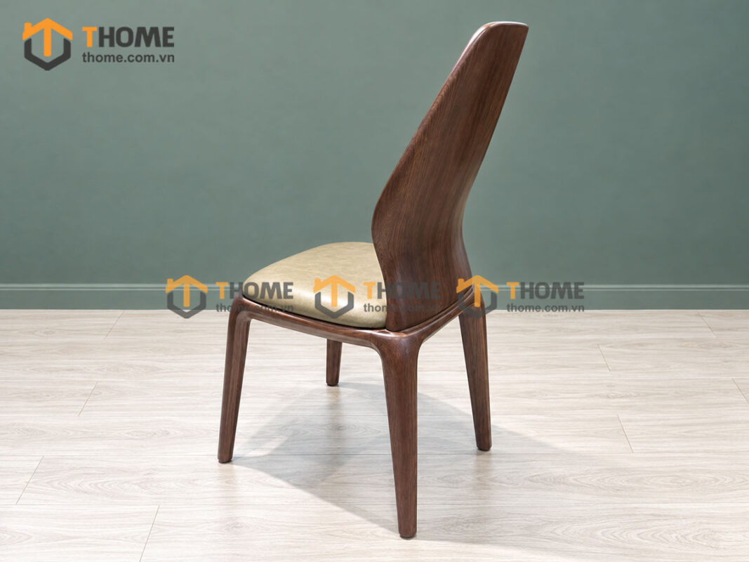 Ghế Ăn Gỗ Sồi Tự Nhiên Mặt Nệm Sen Cao Cấp GHEMN-48SN